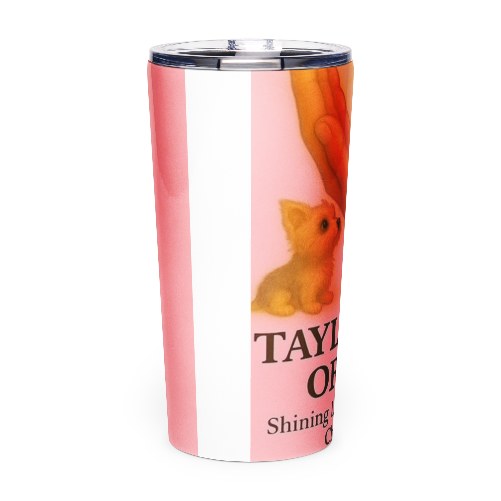 Tapered stainless steel tumbler image 1