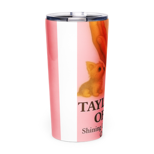 Tapered stainless steel tumbler image 1